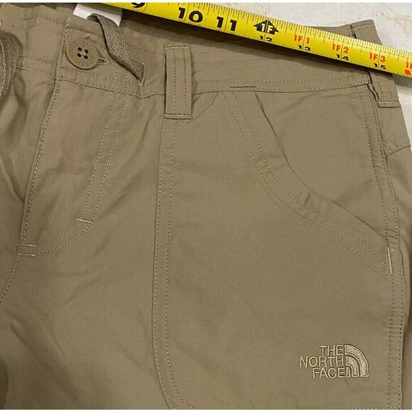Northface Womens Bermuda Shorts Khaki Size 4‎ Hiking/outdoors - Picture 8 of 11